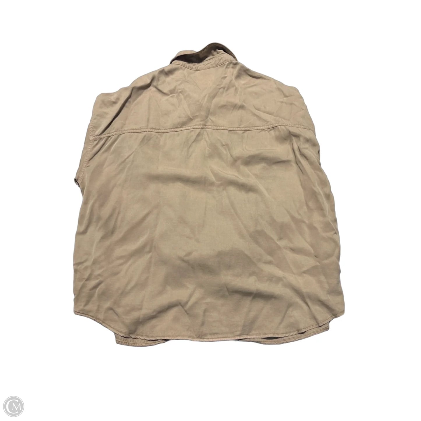 Top Long Sleeve By Risen In Tan, Size: Xl