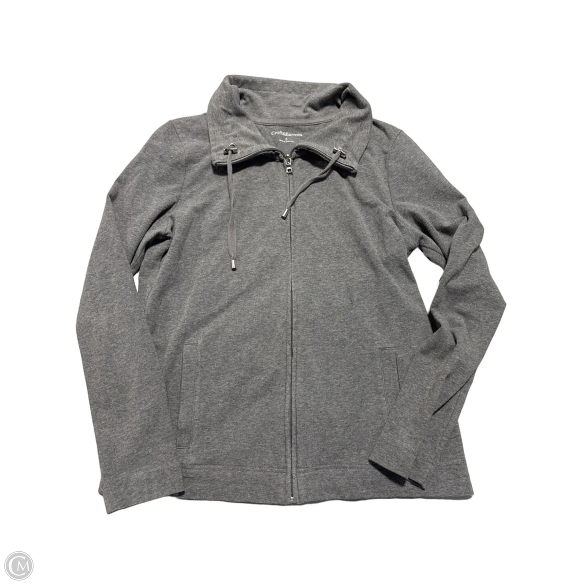 Top 2pc Long Sleeve By Croft And Barrow In Grey, Size: S