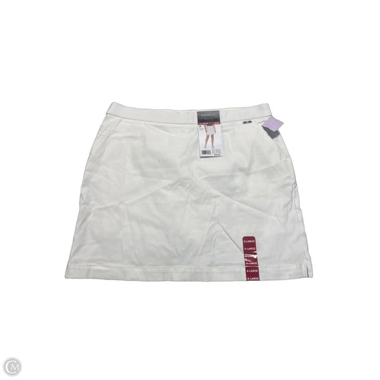Skort By Rafaella In White, Size: Xl