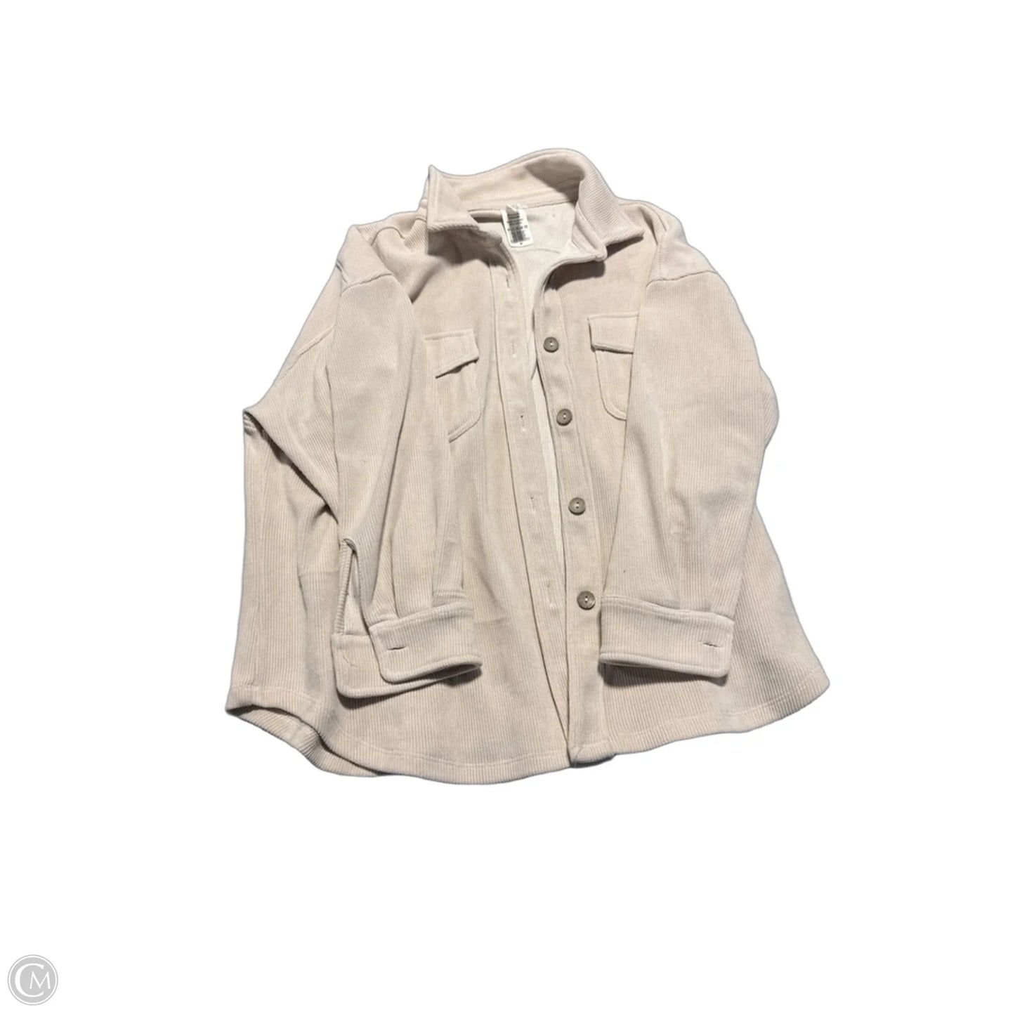 Top Long Sleeve By Yelete In Beige, Size: M