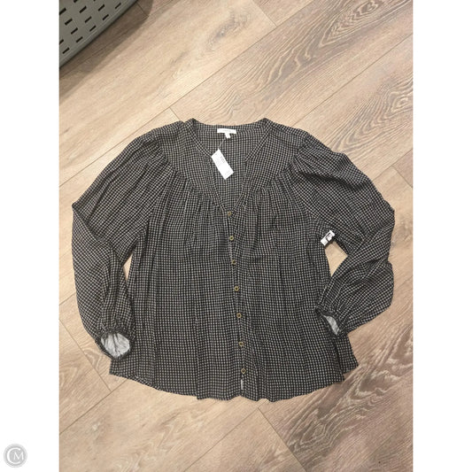 Top Long Sleeve By Maurices In Black, Size: L