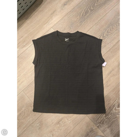 Top Short Sleeve By Maurices In Black, Size: M