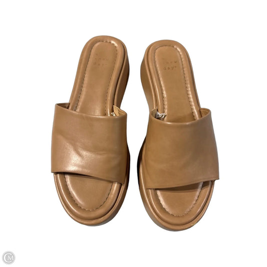 Sandals Flats By A New Day In Brown, Size: 7.5