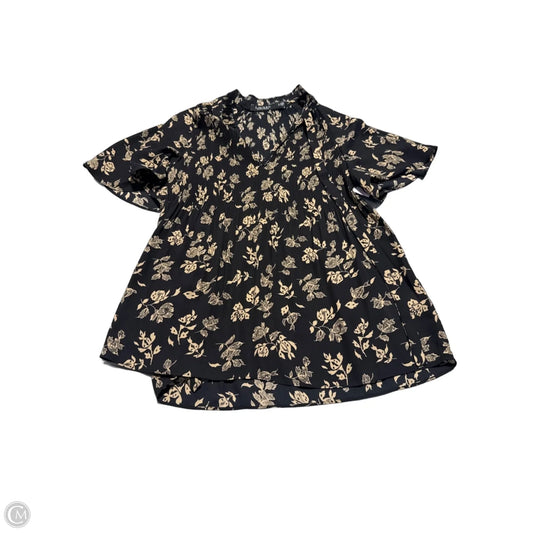 Top Short Sleeve By Ralph Lauren In Black, Size: S
