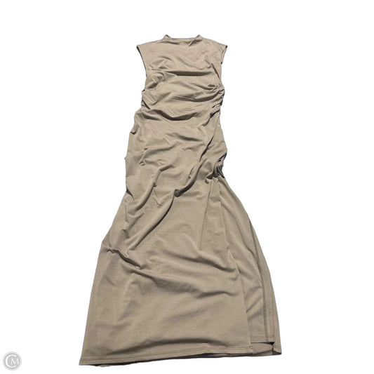 Dress Casual Maxi By Abercrombie And Fitch In Beige, Size: S