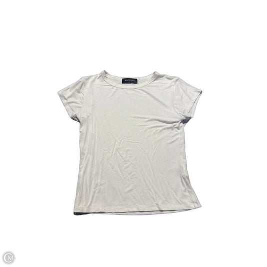 Top Short Sleeve By White Fox In White, Size: S