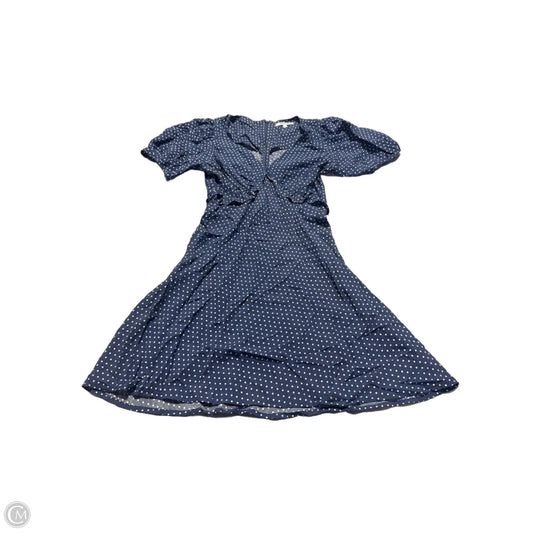 Dress Casual Midi By Madewell In Blue, Size: S