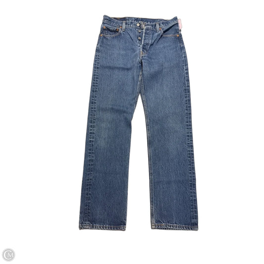 Jeans Straight By Levis In Blue, Size: 12