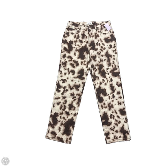 Jeans Straight By Kensie In Animal Print, Size: 2
