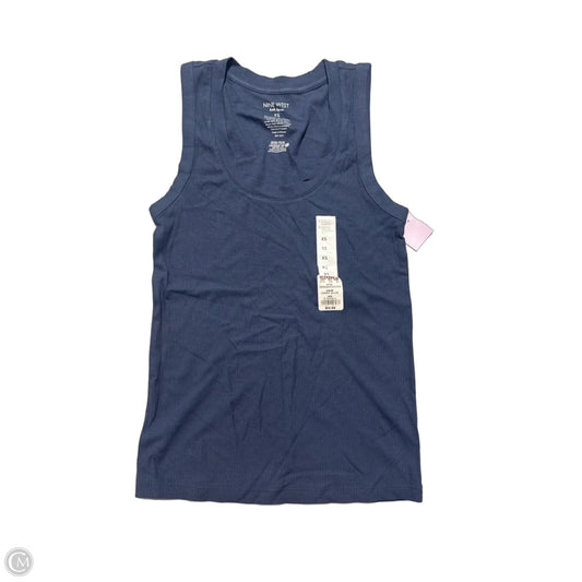 Tank Top By Nine West In Blue, Size: Xs