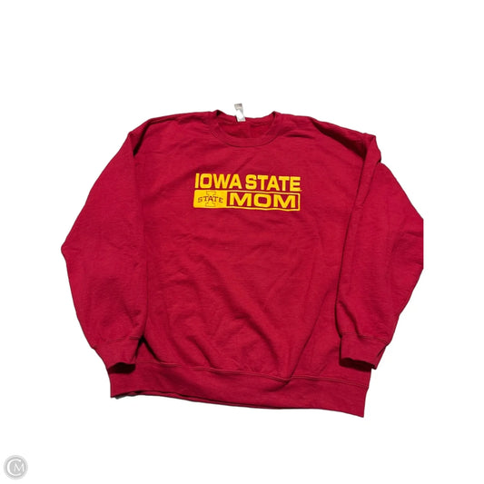 Sweatshirt Crewneck By Gildan In Red, Size: Xl