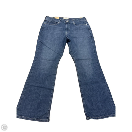 Jeans Boot Cut By Levis In Blue, Size: 16