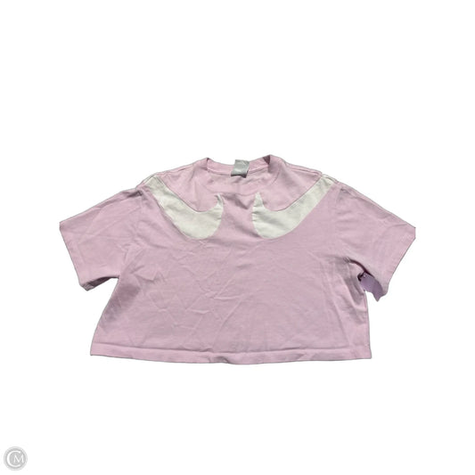 Top Short Sleeve By Nike In Pink, Size: S
