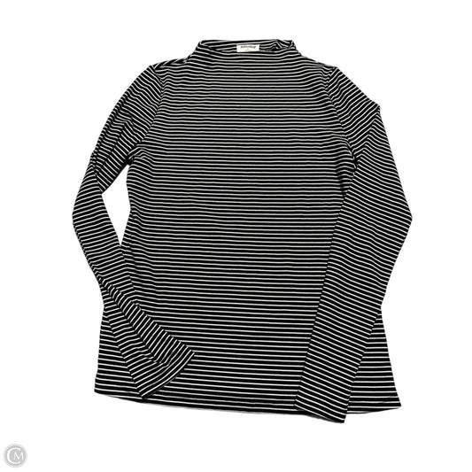 Top Long Sleeve By Mittoshop In Striped Pattern, Size: L