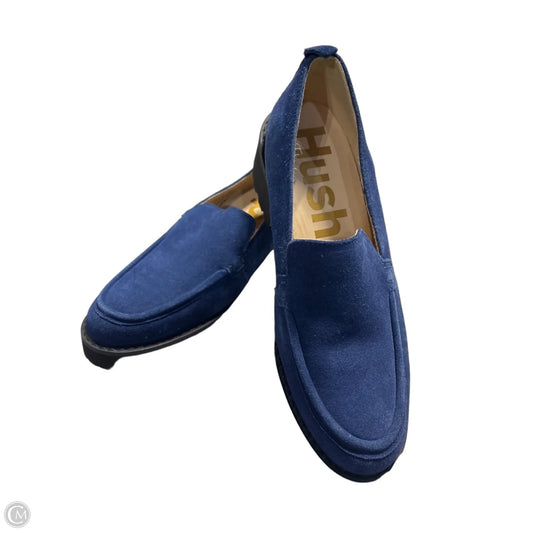 Shoes Heels Block By Hush Puppies In Blue, Size: 8