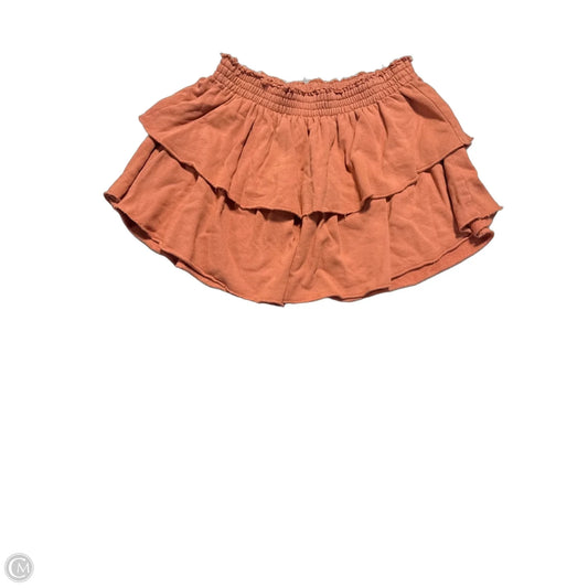 Skirt Mini & Short By Aerie In Orange, Size: L