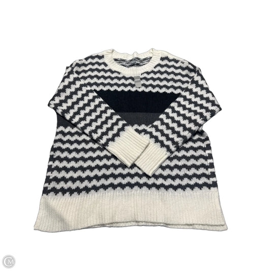 Sweater By Aerie In Grey & White, Size: M