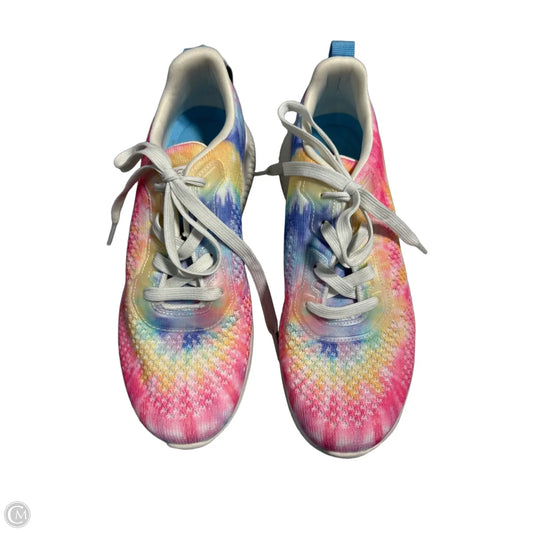 Shoes Sneakers By Skechers In Rainbow Print, Size: 8.5