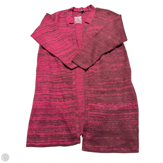 Cardigan By H For Halston In Red, Size: 1x