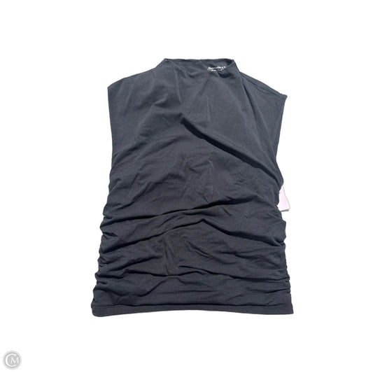 Top Short Sleeve By Abercrombie And Fitch In Black, Size: M