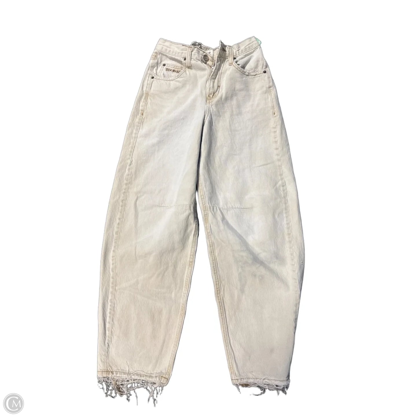Jeans Wide Leg By Urban Outfitters In Beige, Size: 0