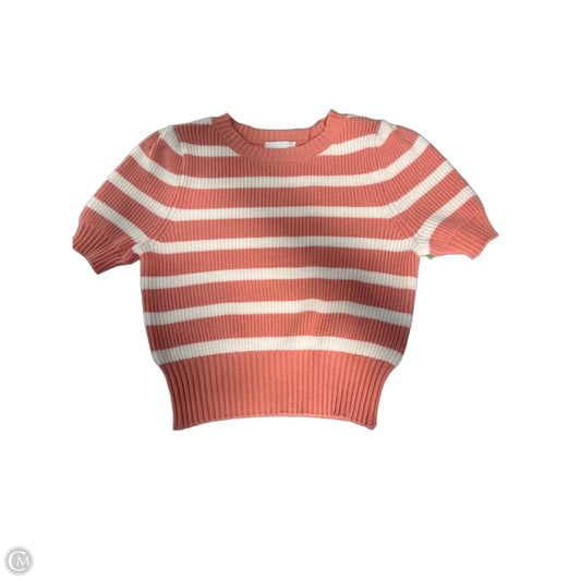 Top Short Sleeve By Pink Rose In Striped Pattern, Size: Xs