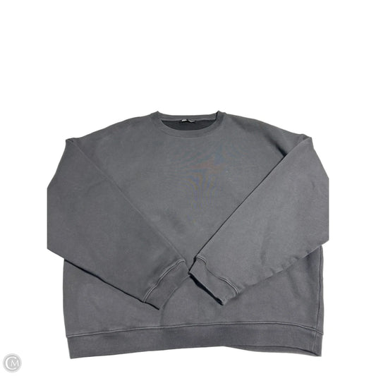 Sweatshirt Crewneck By Zara In Black, Size: L