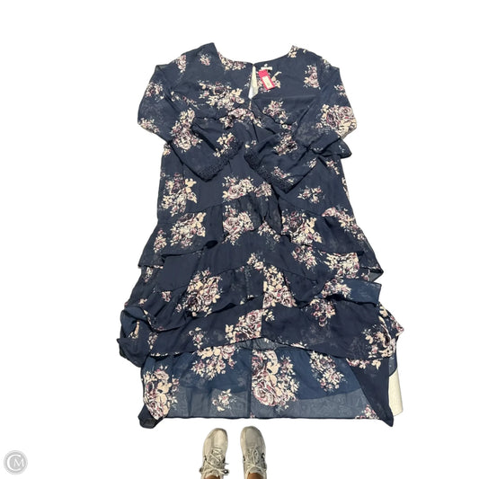 Dress Casual Maxi By Xhilaration In Blue, Size: Xxl