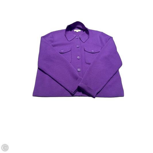 Sweater By J. Crew In Purple, Size: L