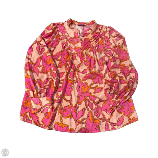 Top Long Sleeve By Btfbm In Pink, Size: L