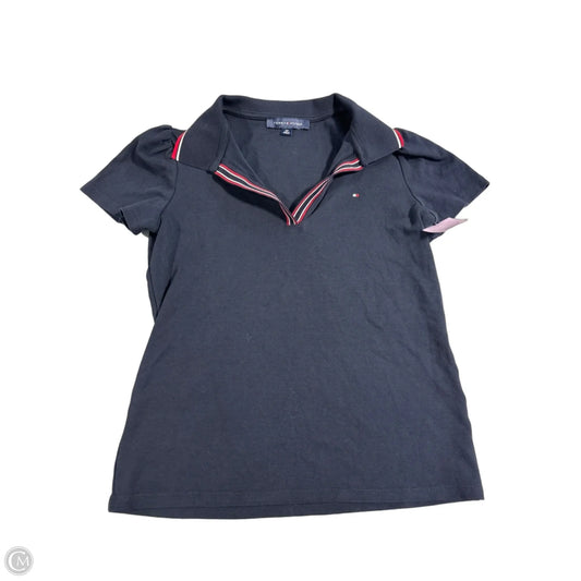 Top Short Sleeve By Tommy Hilfiger In Blue, Size: S