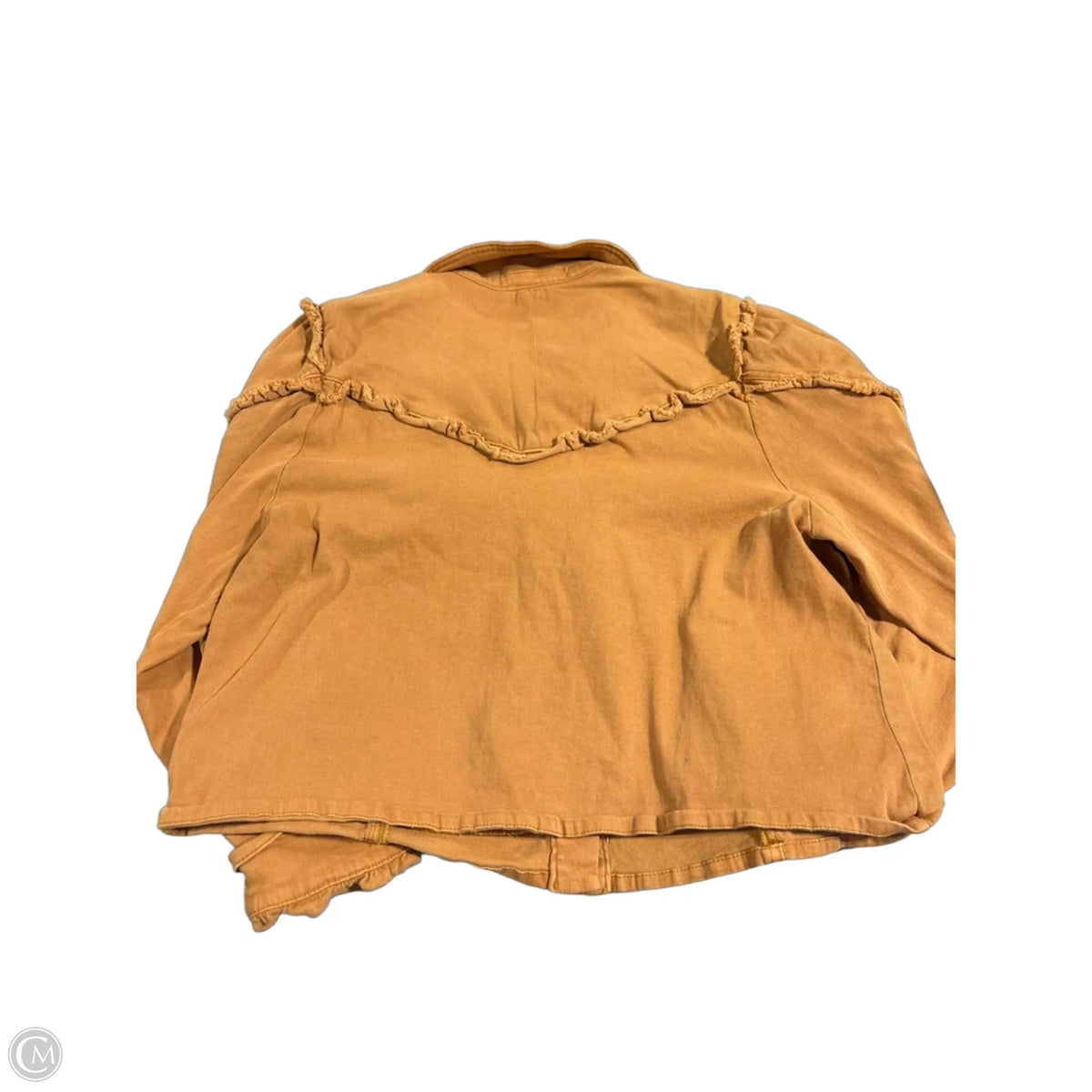Jacket Denim By Cmc In Orange, Size: L