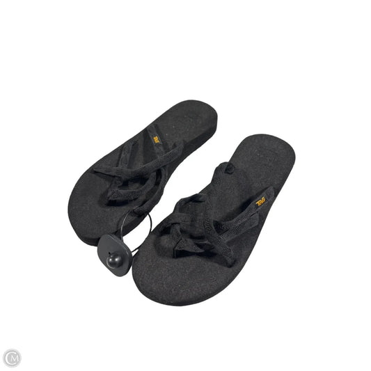Sandals Flats By Teva In Black, Size: 9