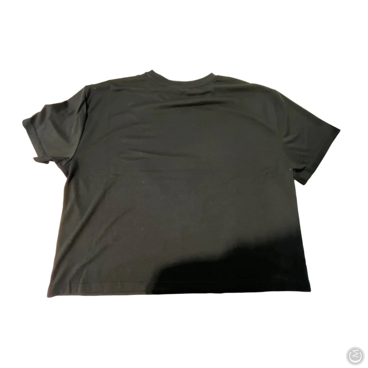 Top Short Sleeve By Authentic In Black, Size: L