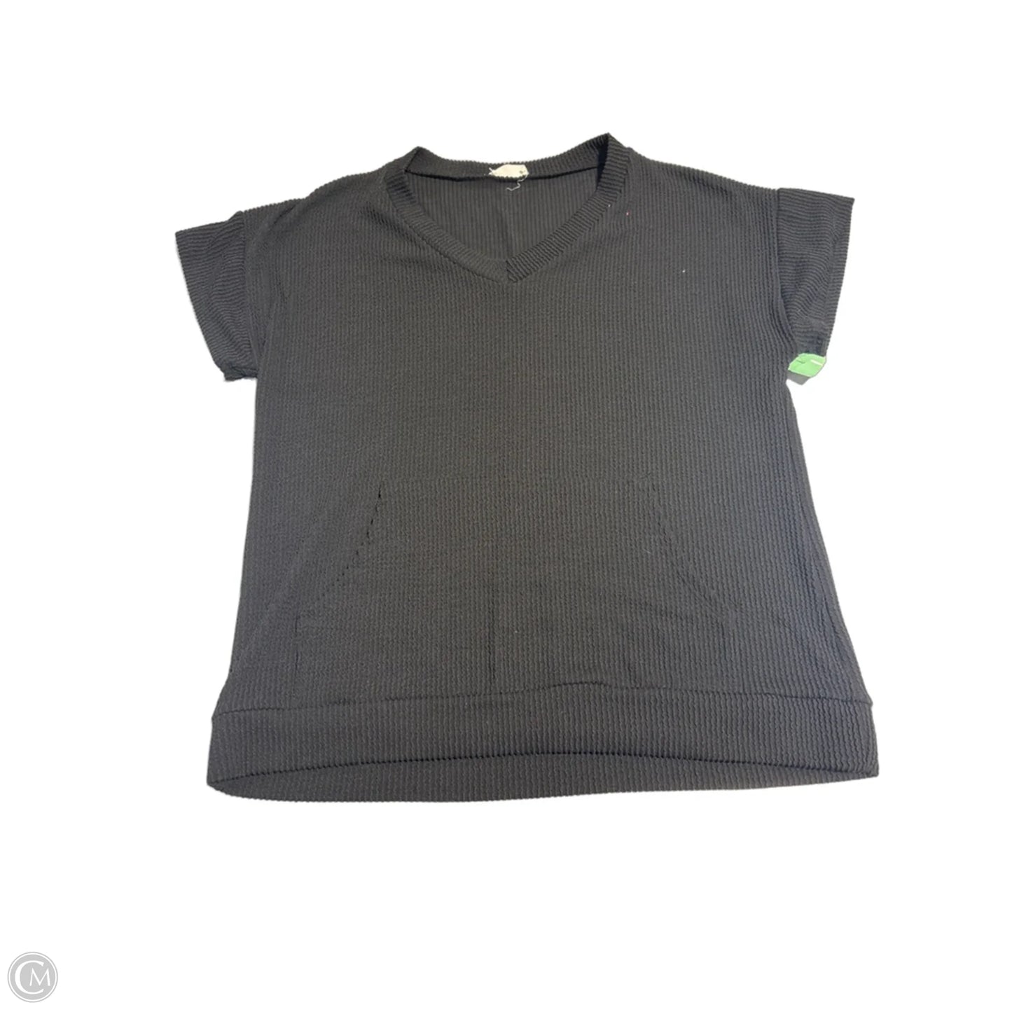 Top Short Sleeve By Blumin In Black, Size: L
