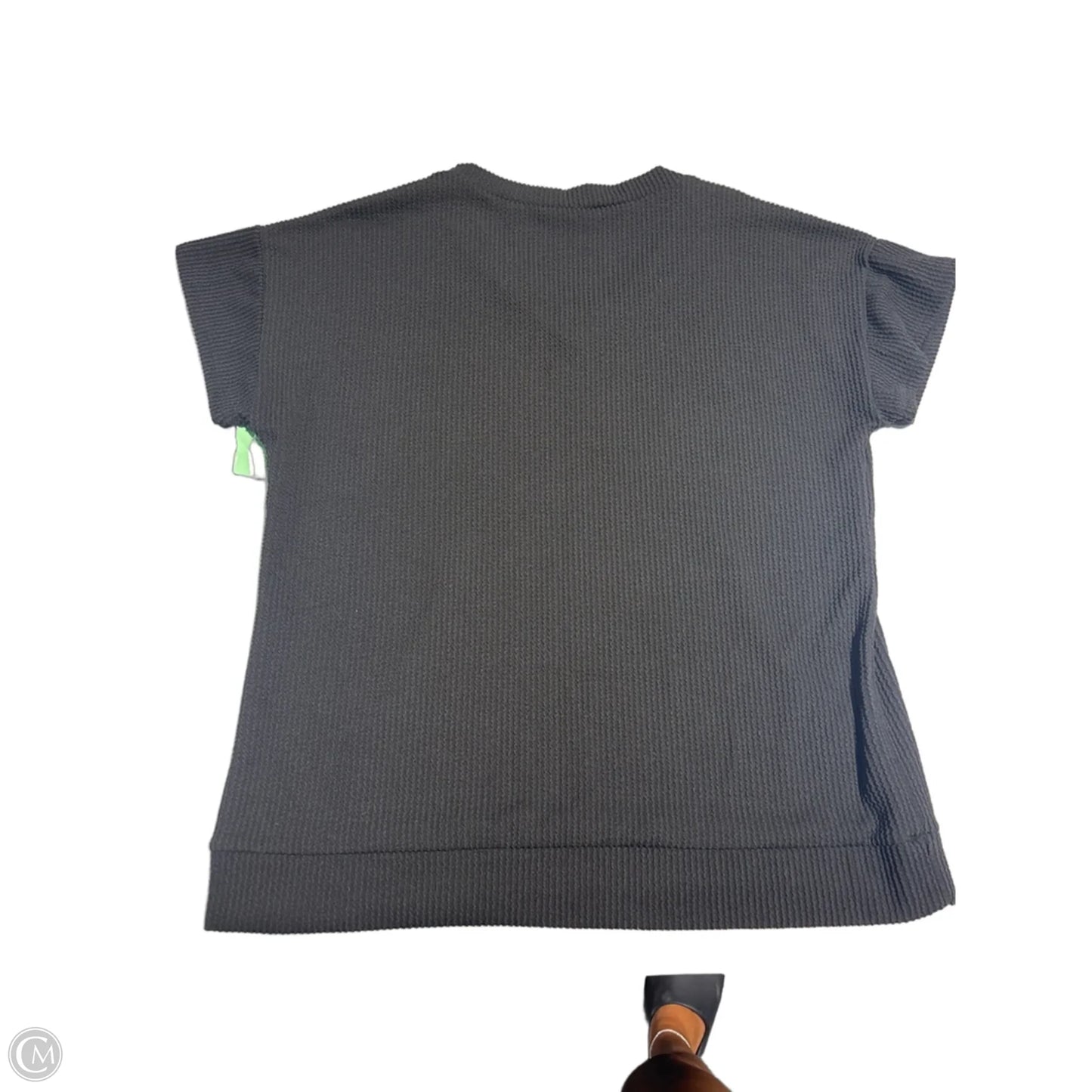 Top Short Sleeve By Blumin In Black, Size: L