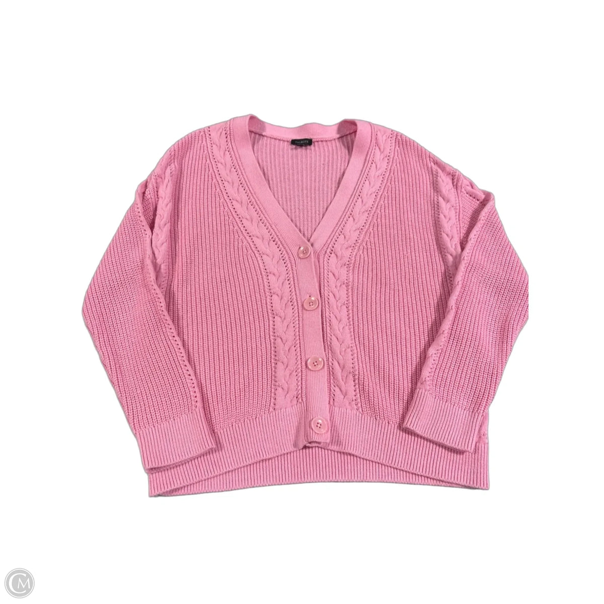 Sweater By Talbots In Pink, Size: L