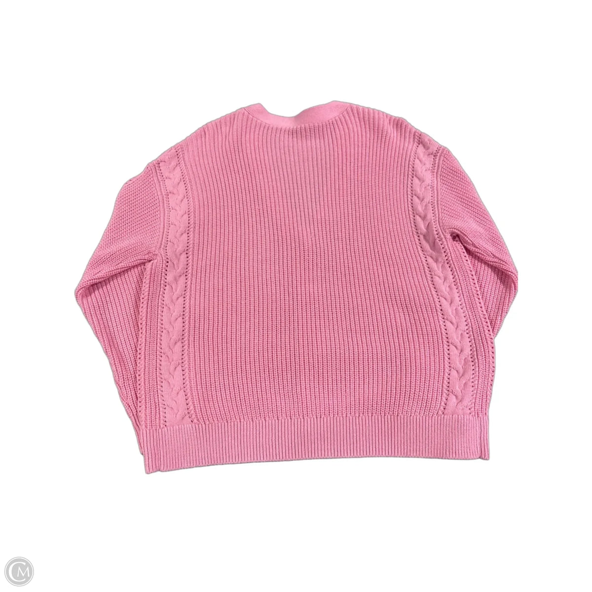 Sweater By Talbots In Pink, Size: L