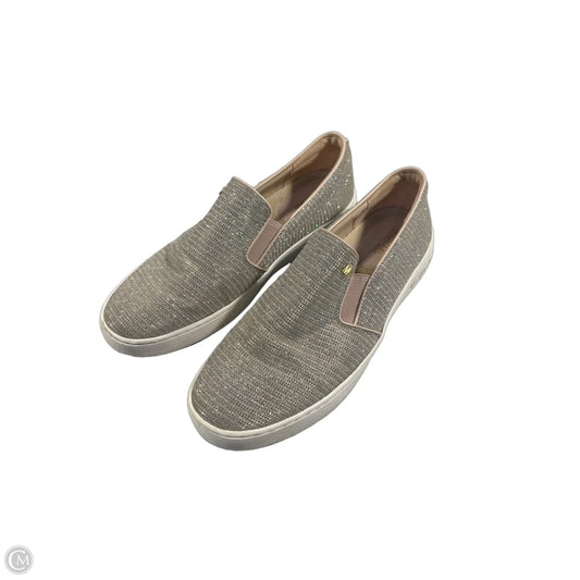 Shoes Designer By Michael Kors In Gold, Size: 8.5