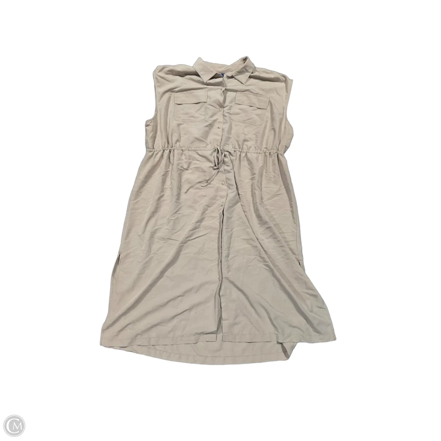 Dress Casual Maxi By Old Navy In Beige, Size: 2x