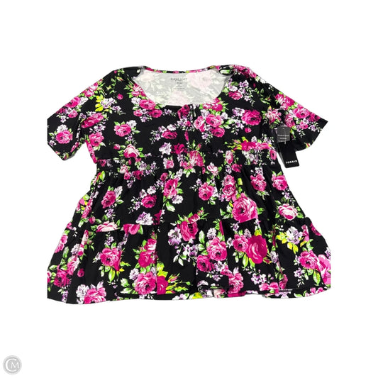 Top Short Sleeve By Torrid In Floral Print, Size: 2x