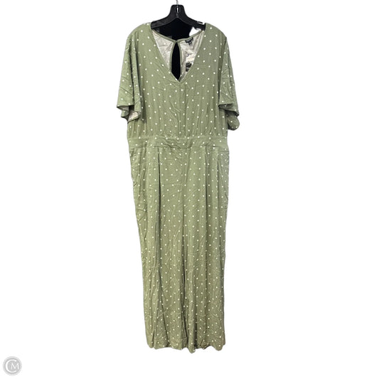 Jumpsuit By Torrid In Green, Size: 3x