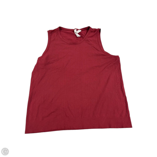 Athletic Tank Top By Athleta In Red, Size: L