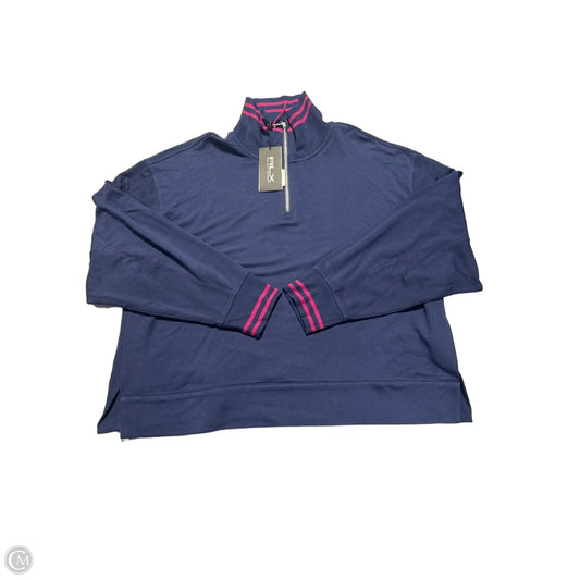Top Long Sleeve By Rlx In Blue, Size: L
