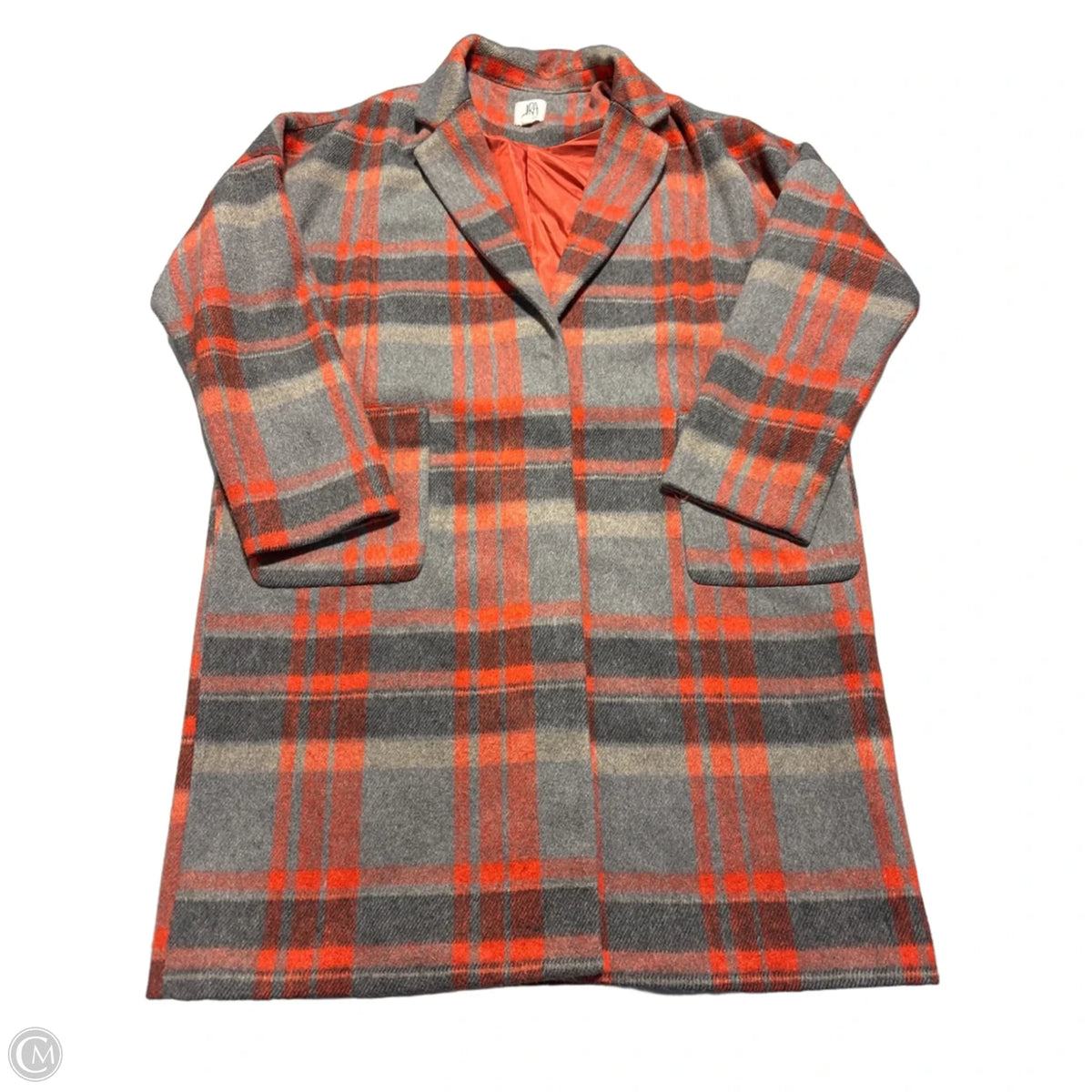 Coat Wool By Cmc In Plaid Pattern, Size: L