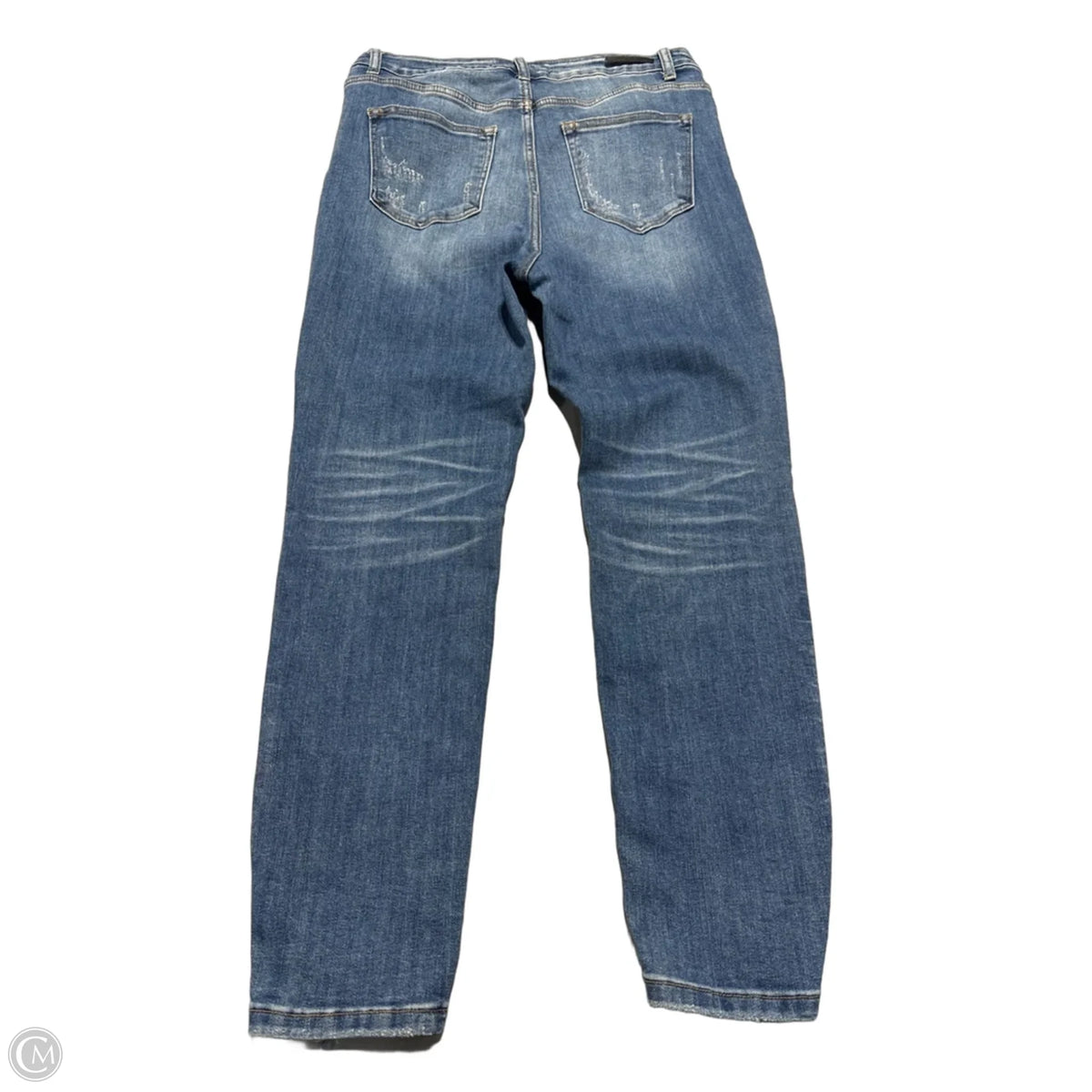 Jeans Straight By Risen In Blue, Size: 14