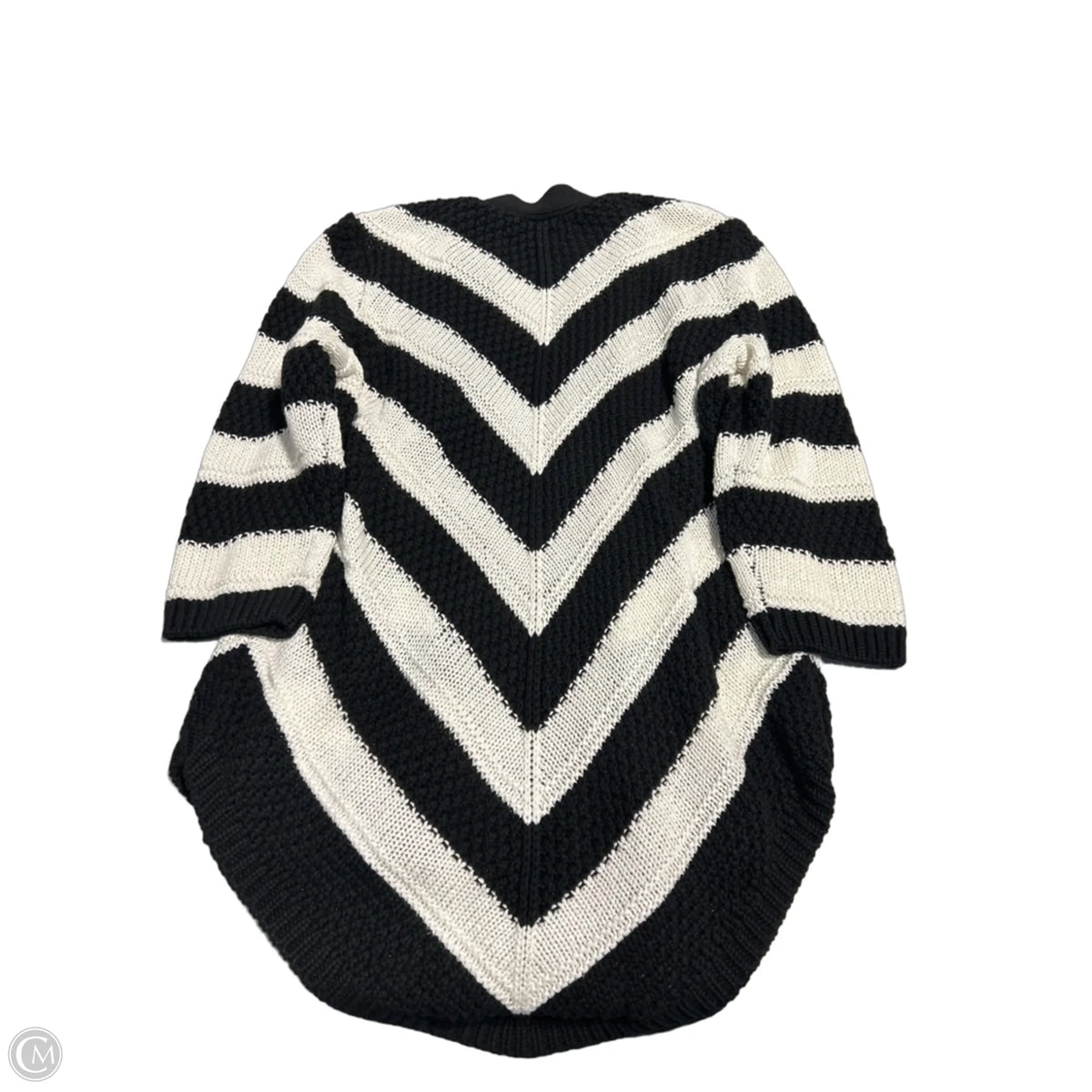 Cardigan By Chicos In Striped Pattern, Size: 3x