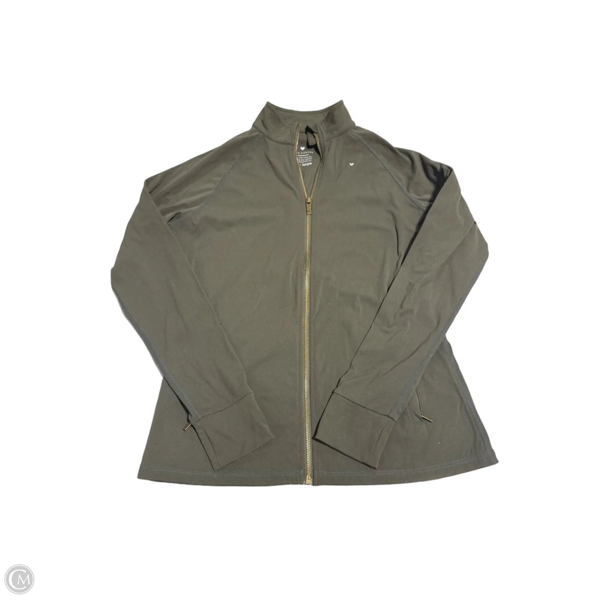 Athletic Jacket By Cmc In Green, Size: S
