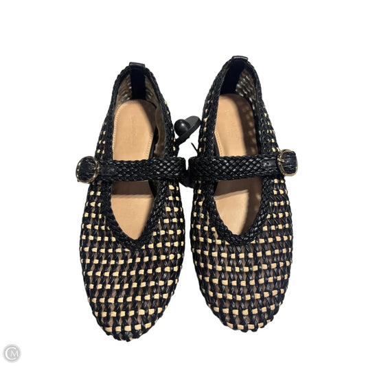 Shoes Flats By Universal Thread In Black & Tan, Size: 6.5