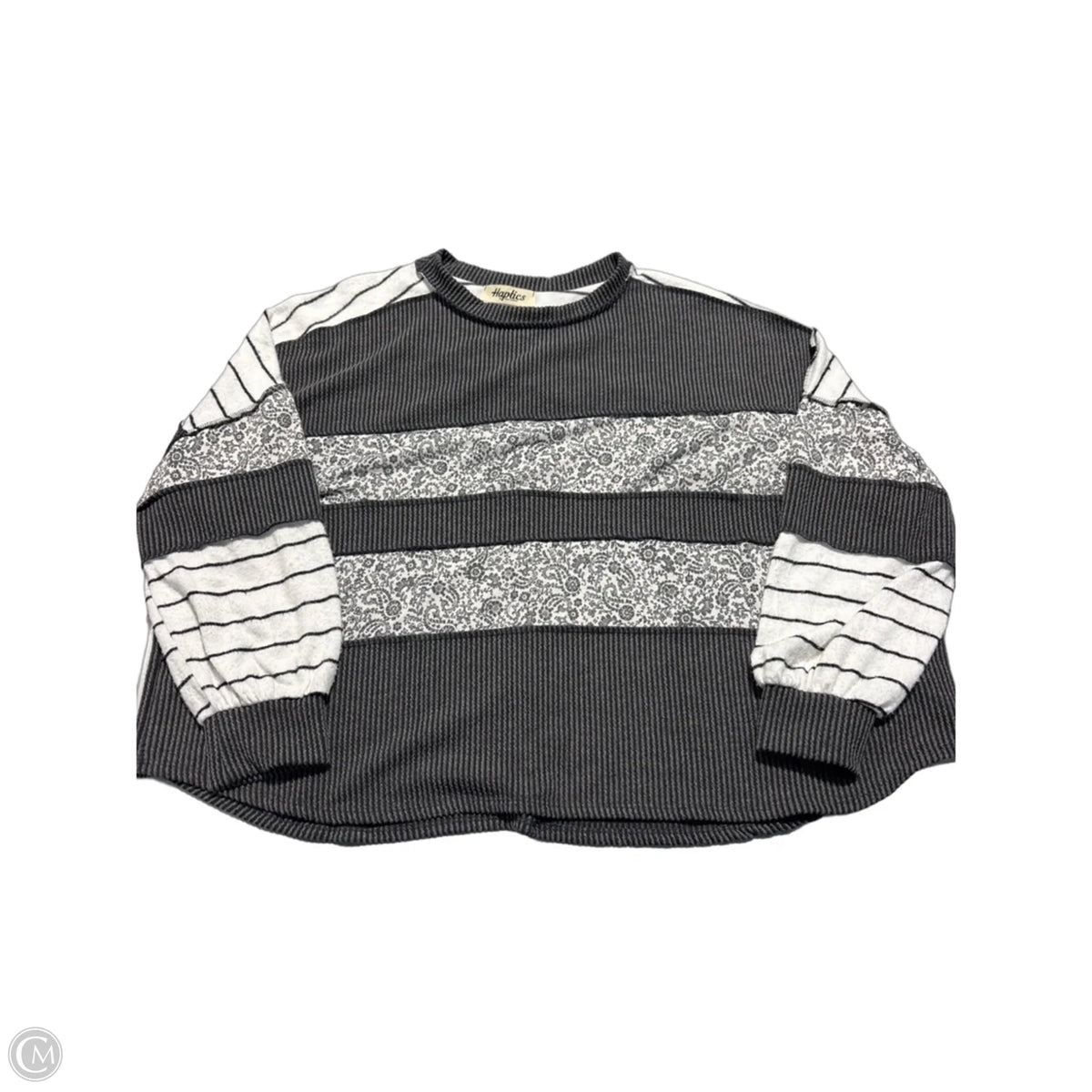 Sweater By Haptics In Grey, Size: L